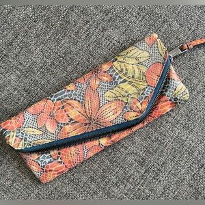 Fun, fabulous, floral oversized wallet/bag